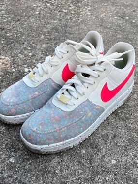 Nike Air Force 1 Crater Siren Red CT1986-101 Women’s Size 8.5, Uk 6
